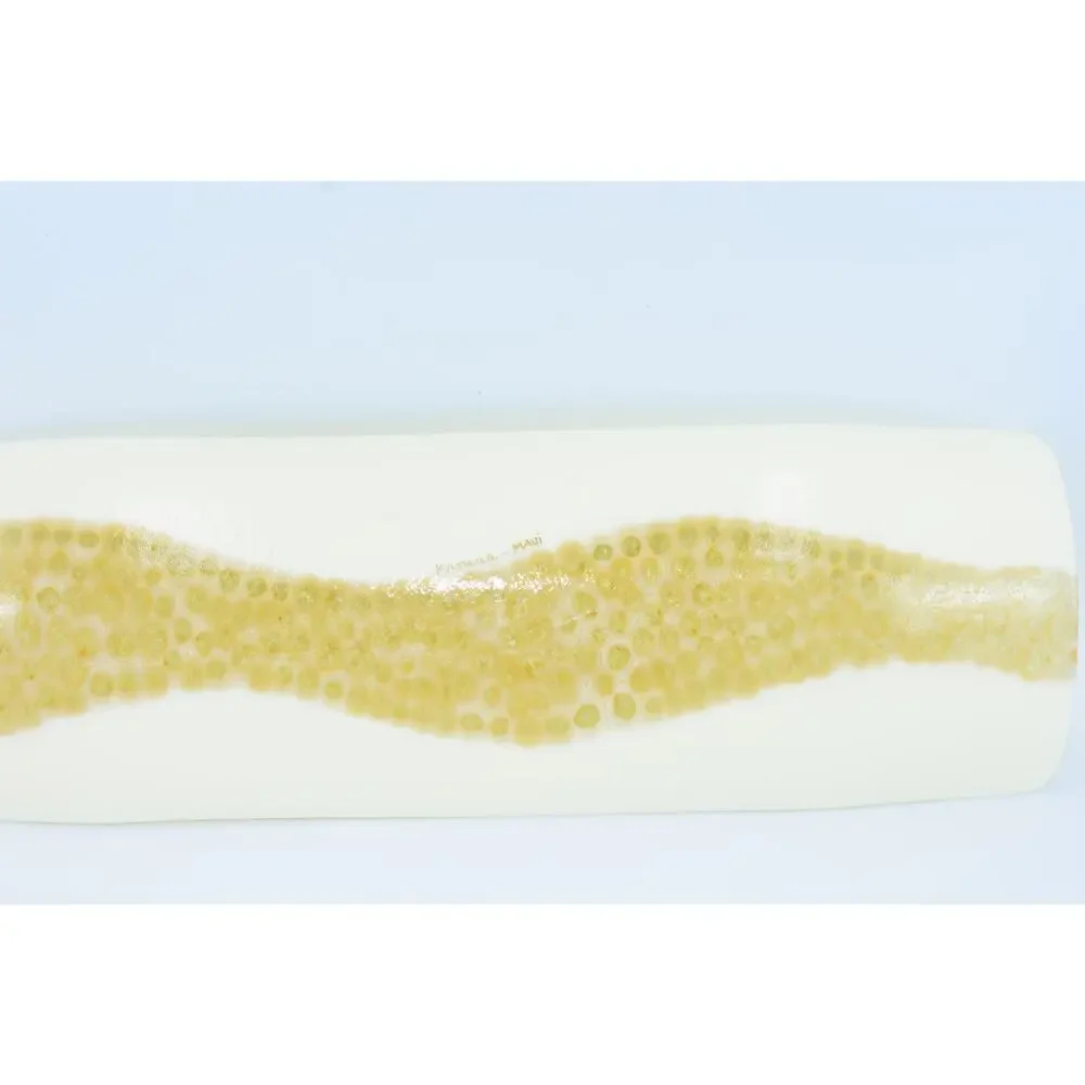 Christiane Karuna Santoro Studio Kiln-Formed Art Glass Channel Murini Plate
